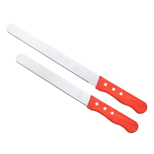PATIKIL Floral Foam Knife, 2 Pcs 32.5 x 3.1CM, 37.5 x 3.1CM Florist Professional Cutting Knife for Flower Foam Block Cake, Wooden Handle - size: 32.5 x 3.1CM, 37.5 x 3.1CM