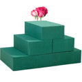 FLOFARE Pack of 6 Floral Foam Blocks Each (5.5"L x 3.1"W x 1.6"H) Green Wet & Dry Flower Foam for Fresh & Artificial Flower Arrangement, Plant Foam, Florist Supplies for DIYs, Arts, Crafts & Weddings - size: Pack of 6