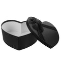 Cabilock Large Black Heart Shaped Box with Lid Luxury Flower Boxes for Arrangements Empty Heart Present Box for Proposals, Weddings Valentine's Day & Mother's Day 10.6" Premium Cardboard Presenta