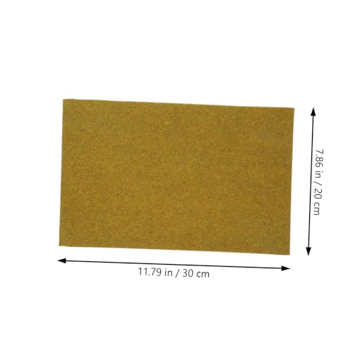 Cabilock 5Pcs Simulation Doll House Grass Mats 11.81X7.87 Inch Artificial Lawn for Miniature Model Landscape Sand Table Decoration