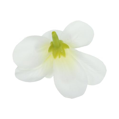 PATIKIL Artificial Orchid Petals, 24Pcs Faux Orchid Flower Head Fake Butterfly Flowers Crafts for Home Wedding Decoration, Cream White - color: Cream White