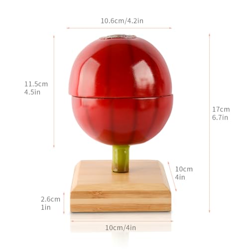 Artificial Coffee Bean Plant Tree for Crafts Coffee Table Decoration Coffee Bar Decor Accessories Tools Detachable Coffee Bean Model Resin Fake Fruit Coffee Bean with Bamboo Base for Coffee Bar