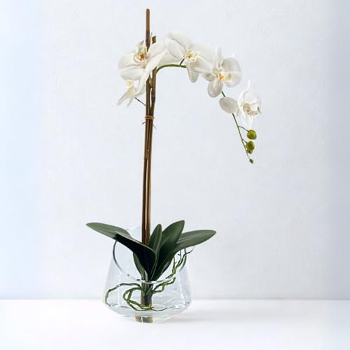 Eternally Hopeful - Faux Floral Arrangement, Large-Size Premium Artificial Indoor Flower Display with Beautiful Blooms and Foliage - High Energy Natural Looking Floral - color: Eternally Hopeful
