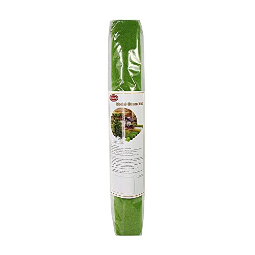 CP138 Artificial Model Grass Mat Trains Grass Green 40 x 100cm or 15.7"x 39"for Decoration Craft Scenery Model DIY - color: Grass Green