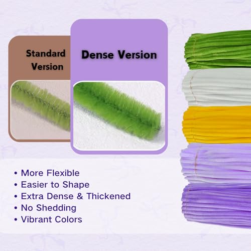 balinging 500pcs Pipe Cleaners Craft for Flowers,Chenille Stems for DIY Flower Making Kit,Pipe Cleaners Projects Creative for DIY Art and Craft,Ideal for Holiday Decoration(Daisy) - color: Daisy