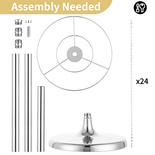 Nuptio Wedding Centerpieces Flower Vases: 10 Pcs 35.4in Tall Crystal Silver Vase Metal Flowers Stand for Party Tables Decorations - Elegant Bulk Weddings Decoration Table Chandelier Centerpiece stands - color: Silver, size: 10 Pcs 35.4 inch