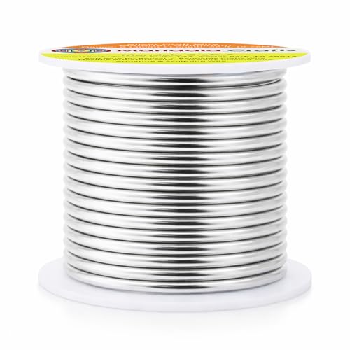 Mandala Crafts 8 Gauge Anodized Aluminum Craft Wire for Jewelry Making - 32 FT Colored Flexible Silver Tone Wire - Bendable for Bonsai Armature Crafting Sculpting - color: Silver, size: 8 Gauge