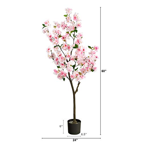 Nearly Natural 5ft. Cherry Blossom Artificial Tree