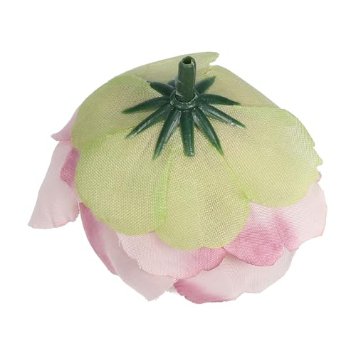 Artificial Flower Head, 15 Pcs Fake Flowers Heads Bulk Silk Peony Heads Simulation Flower for Bouquets Wreaths Wedding Decor, Purple
