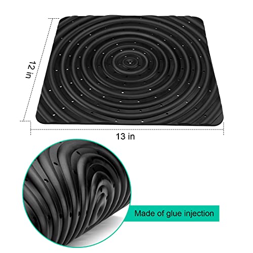 4 Pack Washable Nesting Pads Chicken Nesting Boxes Chicken Bedding for Chicken Coop, 13 x 12 inch - color: 4pack-black