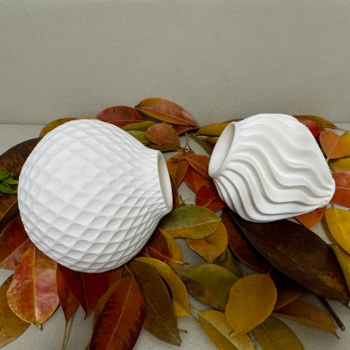 White Minimalist Small Vase, Flower Holders for Pampas Grass Decor, Coffee Table & Shelf Decor, Aesthetic Vases for Flower Bouquet, Trendy Home Decor, Entryway & Modern Floreros (Diamond Vase) - color: Diamond Vase