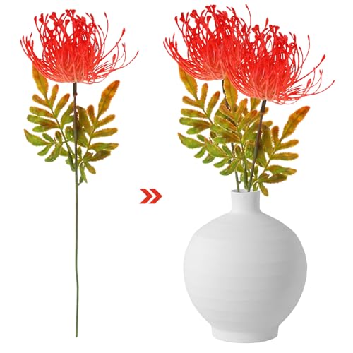 10 Pcs Artificial Lily Flower Stems 13.38 Inch Fake Flowers for Wedding Decoration Home and Photography Props