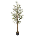 Artificial Fake Olive Tree 5FT Tall 1Pack Faux Silk Olive Tree for Home Living Room Office Decor Faux Artificial Plants Indoor Fake Potted Plants with Fruit & Free Moss - size: 5ft