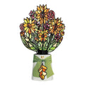 Lovepop Golden Hour Sunflower Suncatcher Bouquet - 3D Sunflower Bouquet for Friend, Wife, Teacher, Her (Mother's Day, Thanksgiving, Birthday, Thank You, Anniversary) 12" - Blank Notecard & Envelope Included - color: Golden Hour Sunflower Suncatcher Bouque