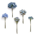 Ling's moment Artificial Greenery Stems Box Set, Faux Greenery Picks for DIY Bridal Bouquets Wedding Floral Arrangement Table Centerpieces, Navy Blue & Dusty Blue - color: Filler Flower Combo- Navy Blue & Dusty Blue