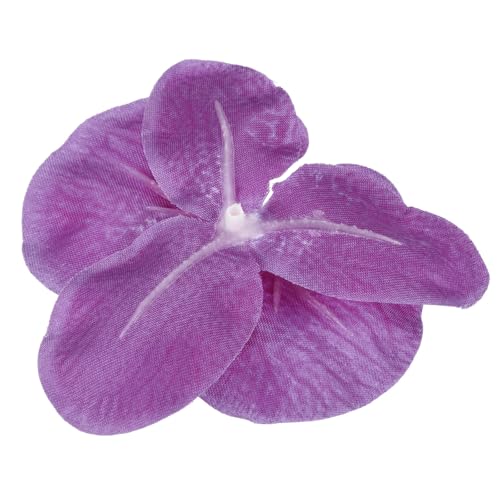PATIKIL 9cm/3.5" Artificial Orchid Flower Heads, 20 Pack Silk Phalaenopsis Fake Butterfly Orchid Heads for Wedding Floral Bouquet Decor DIY Craft Making, Dark Purple - color: Dark Purple, size: 3.5"
