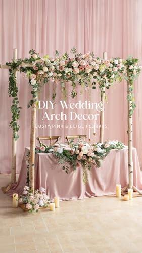 Ling's Moment Artificial Flowers, 25Pcs 3" Roses in Dusty Rose Shades, Realistic DIY Foam Floral Decor for Wedding Bouquets/Centerpieces, Outdoor Party Backdrops, Room/Table, and Garden/Pot Decoration - color: Shades of Dusty Rose, size: 25Pcs