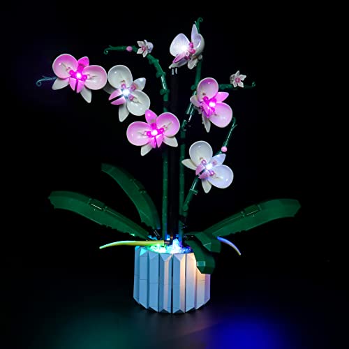 LED Light Kit for Lego Orchid 10311 Plant Decor Building Set; Decoration Lights Build a Succulents Display Piece for The Home or Office (Lights Only, No Lego Models) - color: 10311 Orchid, size: Sensing Version