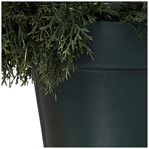 Nearly Natural 5ft. Pond Cypress Spiral Topiary UV Resistant (Indoor/Outdoor) - size: 60 in x 12 in x 12 in