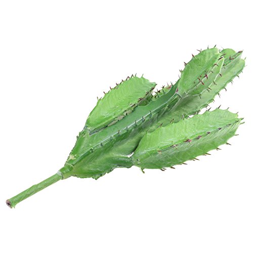 Bluecell 2pcs Real Looking Artificial Cactus Plant DIY Material for Home Decoration Flower Arrangement