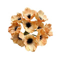 10 Stem 11" Bouquets Artificial Flowers Poppy Flowers,No Fade Anemone PU Fake Wild Flowers for Kitchen Table Centerpiece Vase,Home Greenery Wedding Holding Flowers Backdrop Arch Wall (Champagne) - color: Champagne