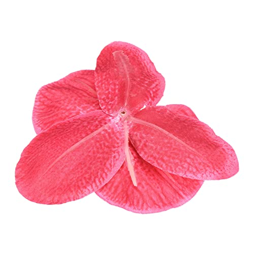 PATIKIL 10cm/3.9" Artificial Orchid Flower Heads, 20 Pack Silk Phalaenopsis Fake Butterfly Orchid Heads for Wedding Floral Bouquet Decor DIY Craft Making, Fuchsia - color: Fuchsia, size: 3.9"