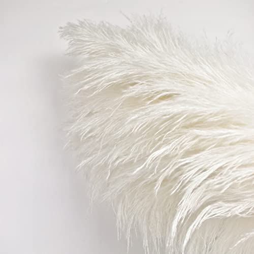 10 Stems 46" inch White Pampas Grass Decor Tall, Large Pompas Grass, Boho Neutral Home Decor Bouquet, Fluffy Pampass Grass for Floor Vase Wedding Floral Arrangements Wall Farmhouse Table Decor - size: 10PCS 46inch White