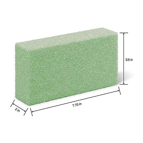 FloraCraft FloraFōM Block 2 Inch x 3.9 Inch x 7.75 Inch Green - size: 2 x 4 x 8"