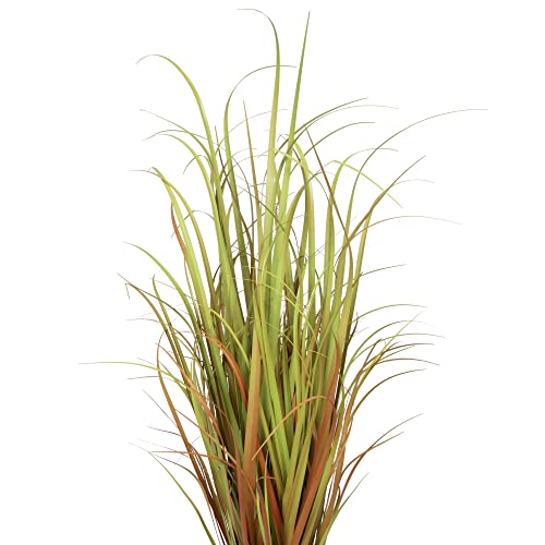 Vickerman Everyday 36" Artificial Mixed Brown Grass with Black Plastic Pot - Faux Grass Plant Decor - Home Or Office Indoor Greenery Accent - size: 36 in