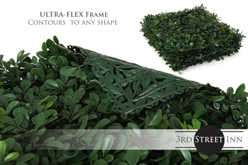 3rd Street Inn Artificial Greenery Wall Panels for Privacy - 12-Pack - color: Banyan