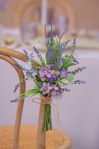 TINGE TIME Artificial Greenery Stems Box Set, 36pcs with 11 Kinds Faux Greenery Stems and Fake Lavender Bulk for Wedding DIY Bouquets Table Centerpieces Floral Arrangement Wedding Home Decor
