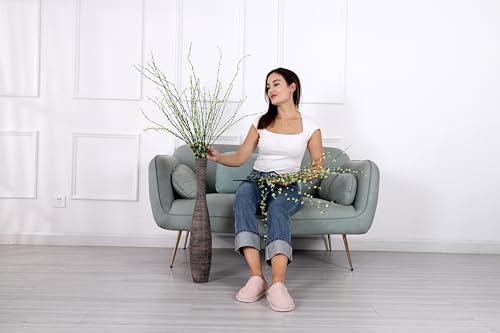 Leewadee Decorative Tall Floor Vase for Living Room Decor, 26 inches, Brown, Resin - color: Brown, size: 26 inches