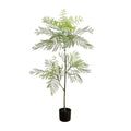 Nearly Natural 5ft Jacaranda Artificial Tree - Lifelike Green Leaves, Flexible Branches, Premium Craftsmanship, Includes Nursery Planter - Ideal for Home Decor in Living Rooms, Bedrooms, Entryways