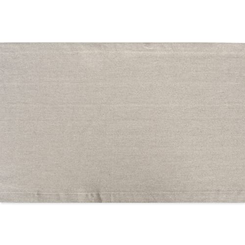 DII Chambray Kitchen, Tabletop Collection, Stone, 14x108 Table Runner - color: Stone, size: 108" x 14" (Rectangular)