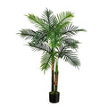 Nearly Natural 4ft UV Resistant Artificial Double Robellini Palm Tree - Indoor/Outdoor