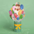 Lovepop Birthday Bash Pop-Up Bouquet with LED Lights for Her and Him - 3D Light-Up Greeting Cards for Boys, Girls, Men, Women - 12" Bouquet - Blank Notecard & Envelope Included - color: Birthday Bash Light-Up Bouquet