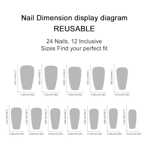 Flower Press on Nails Short Square Fake Nails Nude False Nails with Embossed Flowers Designs Glossy Full Cover Dots Stick on Nails Glue on Nails Spring Acrylic Nails for Women Girls 24 Pcs - color: Flower Square24