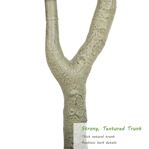 Nafresh Majestic Faux Olive Tree 10ft – Artificial Olive Tree Indoor & Outdoor with Lifelike Leaves & Textured Branches for Living Room, Office, Entryway,Patio