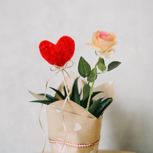 8pcs Light Rose Flowers Artificial Fake Roses for Wedding Party Decoration Valentine’s Day Floral Arrangement Home Décor