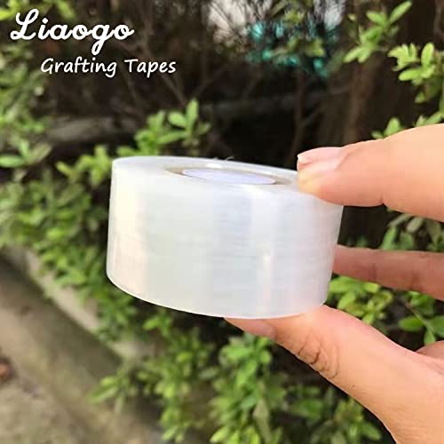 Grafting Tape Grafting Film for Plants, 2 Pack Stretchable Garden Grafting Tape Plants Repair Budding Tapes for Floral Fruit Tree and Poly Budding Tape