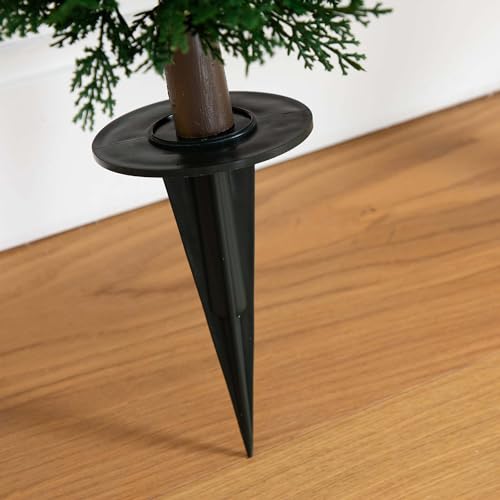 Nearly Natural 2.5ft. UV Resistant Artificial Cedar Plant with Integrated Ground Stake (Indoor/Outdoor) - Set of 2 - size: 2.5ft.
