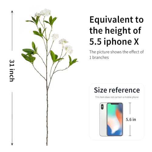 Melorca&Guilla Artificial Plants,3PCS 31" Green Eucalyptus Faux Branches for Vase,Faux Greenery Stems Artificial Branches for Shop Garden Office Home Décor (3, Willow) - color: Willow