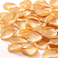 TINGE TIME 200pcs Silk Rose Petals Champagne Gold Flower Petals for Wedding, Flower Girl Basket, Aisle Runner, Romantic Dinner Centerpieces, Proposal, Party Confetti - color: Champagne