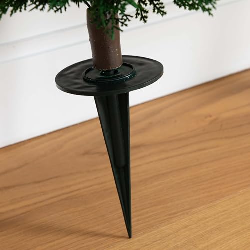 Nearly Natural 3ft. UV Resistant Artificial Cedar Plant with Integrated Ground Stake (Indoor/Outdoor) - Set of 2 - size: 3ft.