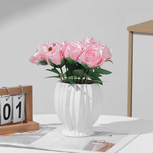 Time-Saving Pre-Fold Satin Petals (100Pcs), for DIY Eternal Rose Bouquets, Perfect for Wedding, Graduation, Valentine's Gift,Half-Finished Crafting DIY Eternal Flowers - color: 100 Pcs Baby Pink