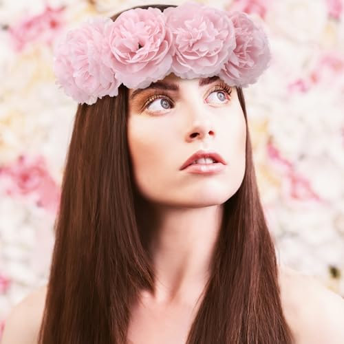 Thiccywoov 50 Pcs Artificial Flowers, 3.2 Inches Silk Rose Head Flowers Fake No Stem for Wedding Bridal Bouquet Home Floral Decor DIY Centerpieces Arrangements Party Tables Decoration(Dusty Pink) - color: Dusty Pink