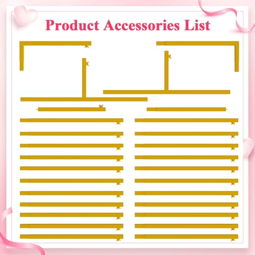 Wokceer Wedding Arch Backdrop Stand Square 8 x 8 FT Wedding Arches for Ceremony Metal Balloon Arch Frame for Wedding Birthday Party Garden Arbor Anniversary Event Decor - color: Gold, size: 8FT x 8FT