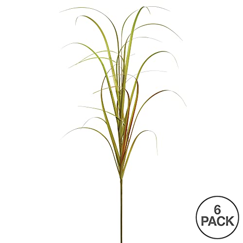 Vickerman Everyday 39" Artificial Mixed Brown Grass Spray - Faux Grass Plant Decor - Home Or Office Indoor Greenery Accent - Maintenance Free - 6 Pack - size: 39 in