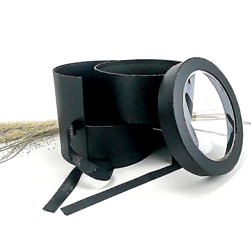 UNIKPACKAGING Premium Quality Round Flower Box 2 TIER Gift Boxes with Lid Size 7.8 dia x 7 inch (Black) - color: Black