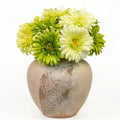 TOPIA Artificial African Daisies Flowers African Daisy Silk Flowers Artificial Gerbera Daisies Pack of 10 (Green) - color: Green, size: 10pcs